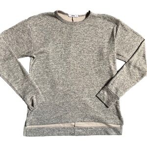 EPTM TAN/GRAY LONG SLEEVE CREWNECK SWEATER SIZE MEDIUM